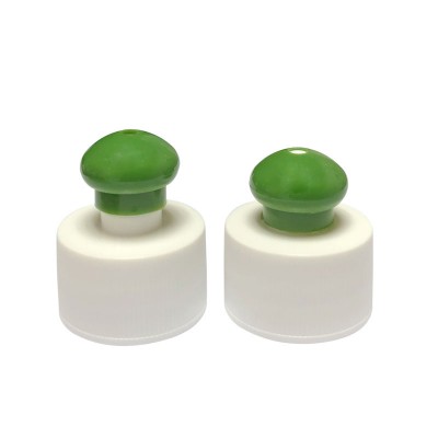 28mm PP Push Pull Cap For Plastic Packaging Bottle